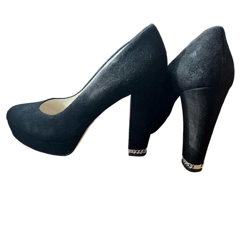 Sabrina pump black suede Michael Kors